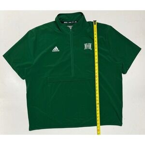 Adidas‎ University of Hawaii Rainbow Warriors Pullover 1/4 Zip Short Sleeve 2XL
